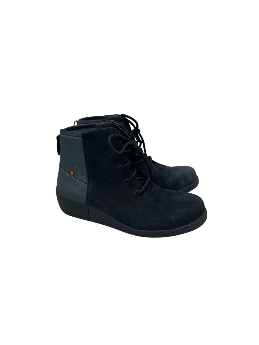 Bogs Audrey Wedge Suede Safety Boots Composite Toe Shoes Womens Size 10